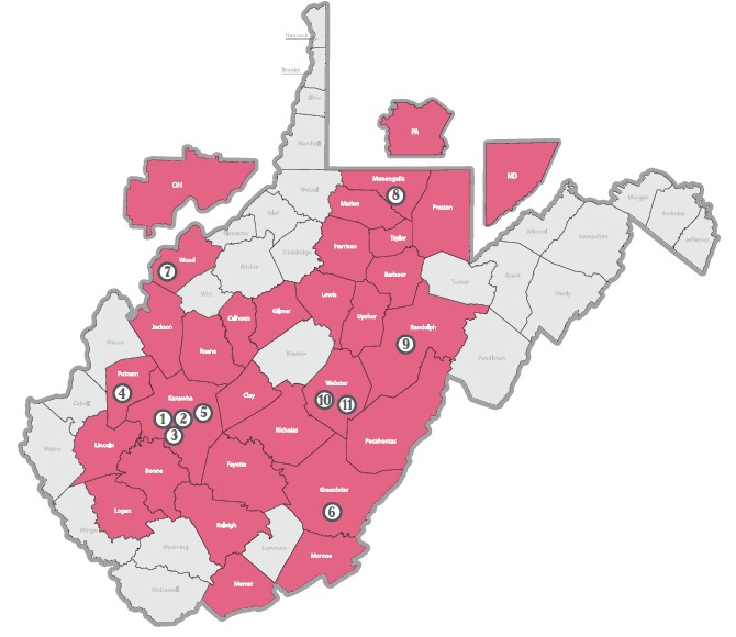 Pharmacy Location Map