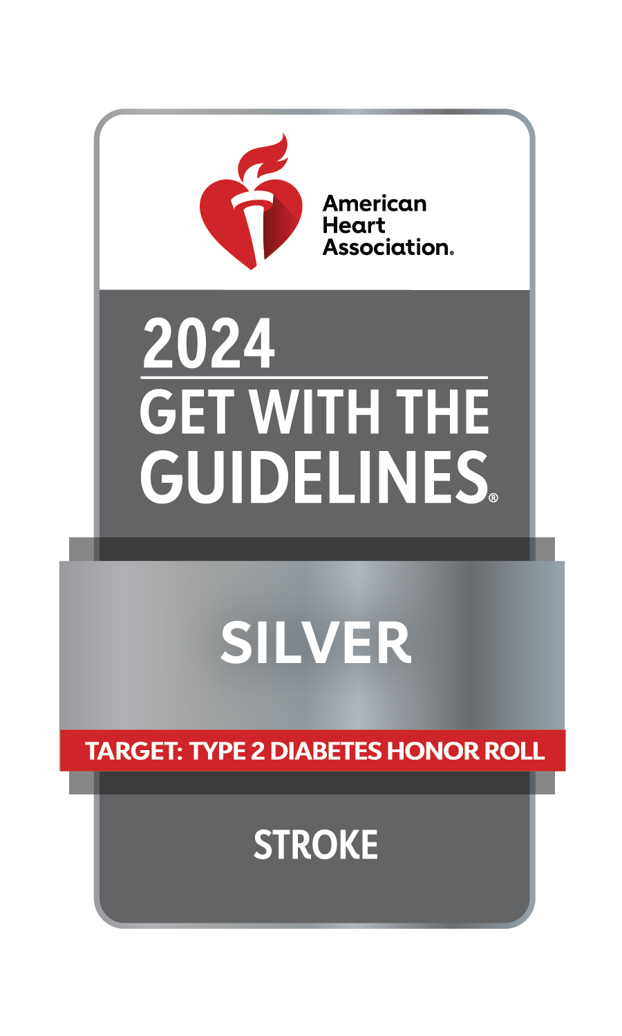 American Heart Assoc Badge - Stroke