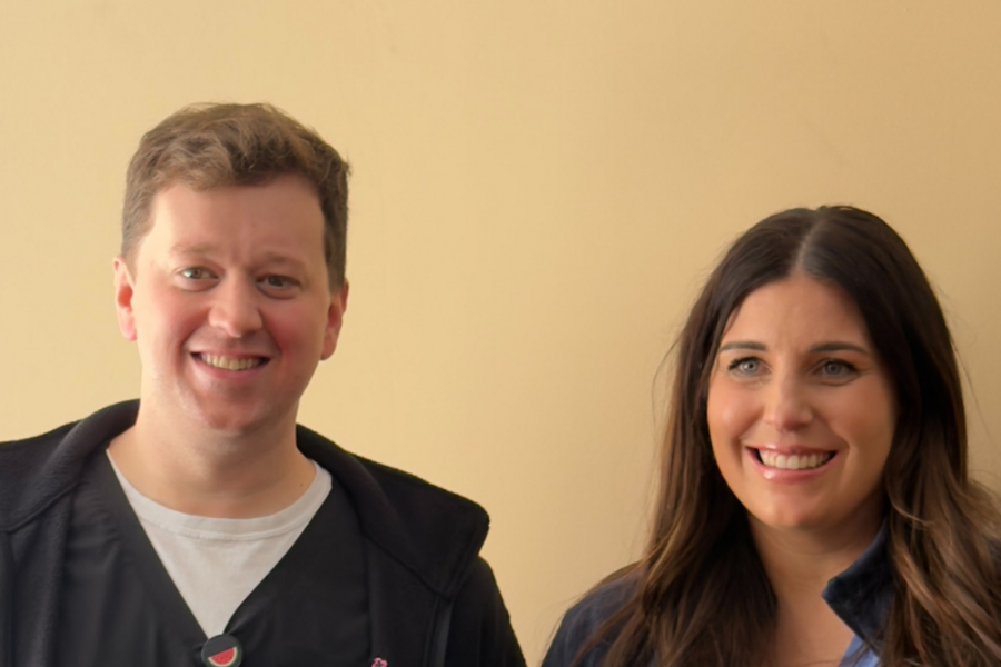 Hilary Jordan and Ryan Burgess