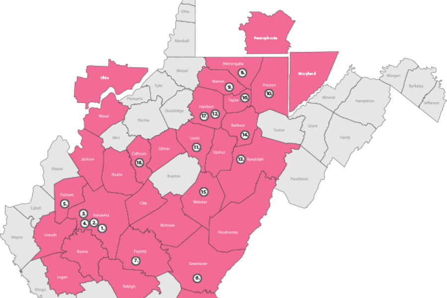 Vandalia Health Location Map